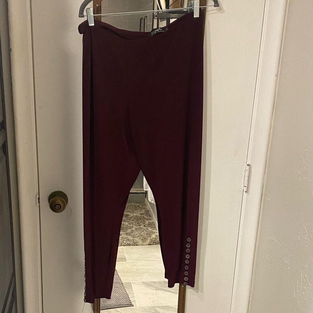 Sympli Burgundy pant size 14